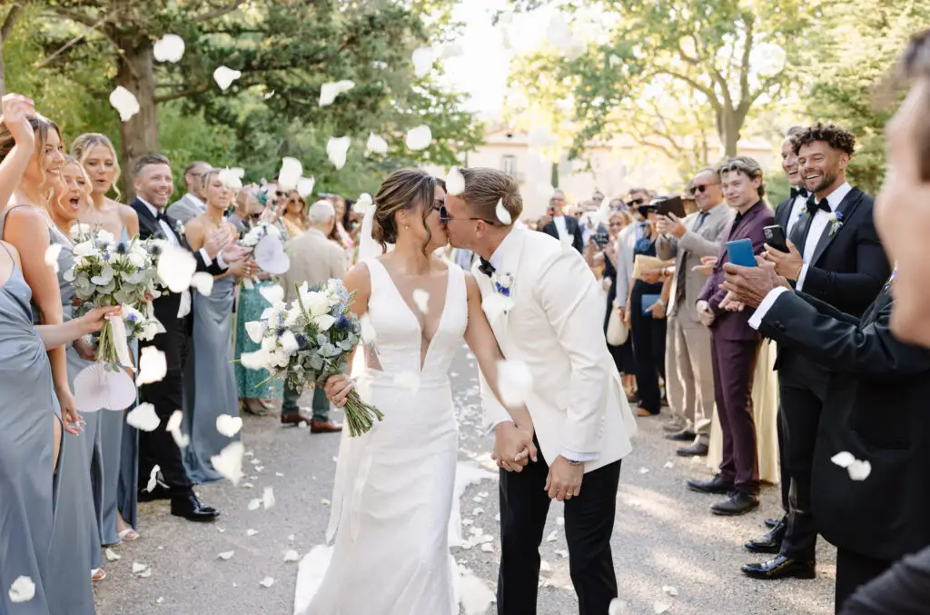 Cérémonie laïque au Château de Malmont, sud de la France