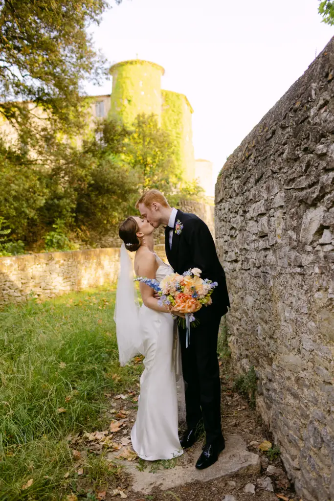 Photo de couple au Château de Villarlong à Carcassonne