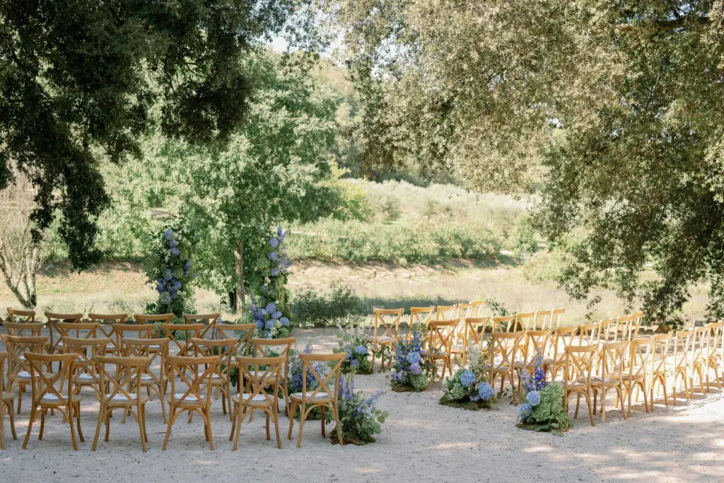 Décoration raffinée pour un mariage au Domaine de Valbonne