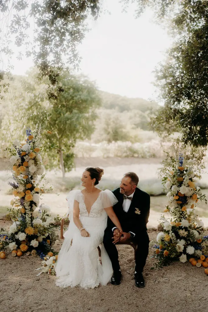 Ambiance romantique d’un mariage au Domaine de Valbonne
