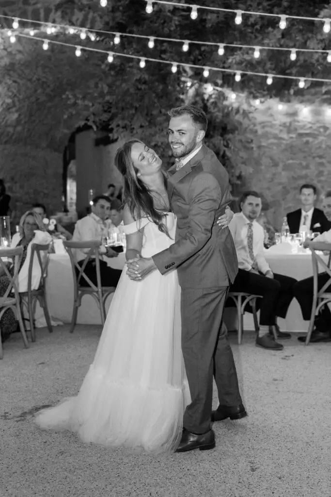 Premiere danse des mariés au domaine de Valbonne