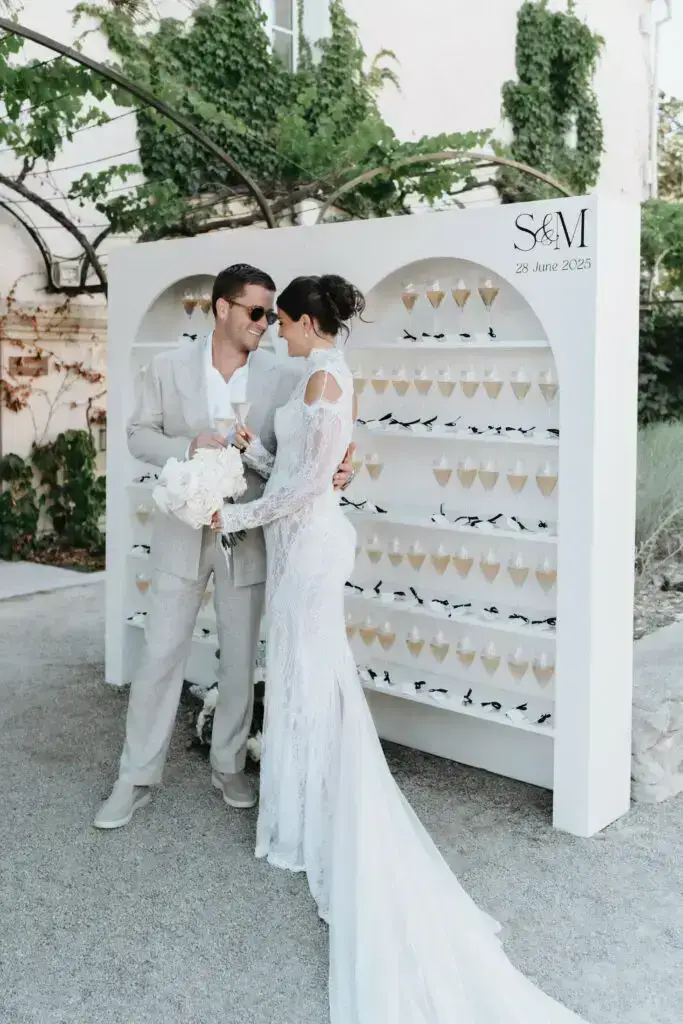 Plan de table mariage au château l'hospitalet